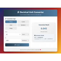  Electrical Unit Converter